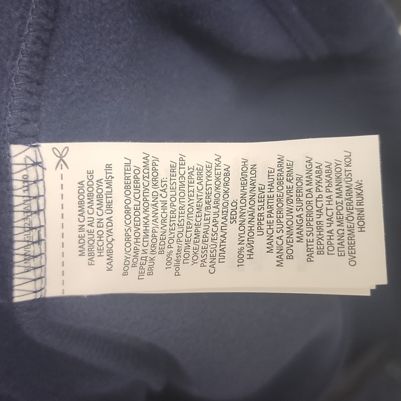 Polo Ralph Lauren Color Block Full Zip Fleece Jacket Navy - Picture 7 of 8